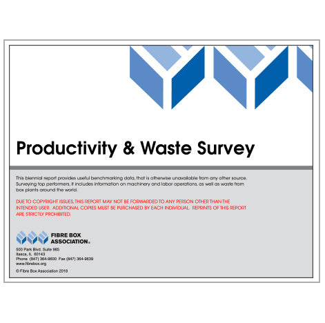 Productivity and Waste Survey (2021)